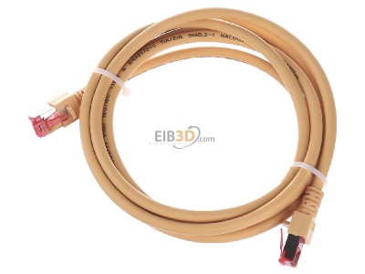 View up front EFB-Elektronik EC6000 2m ge S/FTP RJ45 8(8) Patch cord Cat.6 2m 
