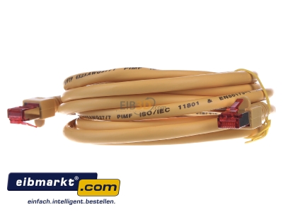 Front view EFB-Elektronik EC6000 3m ge S/FTP RJ45 8(8) Patch cord Cat.6 3m
