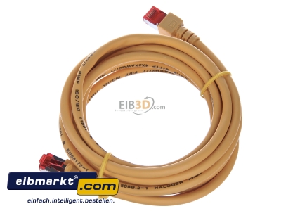 Ansicht oben rechts EFB-Elektronik EC6000 3m ge S/FTP Patchkabel Cat.6 2xRJ45 mit S/FTP 