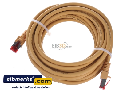 View up front EFB-Elektronik EC6000 5m ge S/FTP RJ45 8(8) Patch cord Cat.6 5m - 
