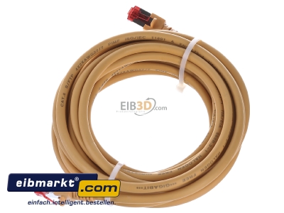 Ansicht oben rechts EFB-Elektronik EC6000 5m ge S/FTP Patchkabel Cat.6 2xRJ45 mit S/FTP 