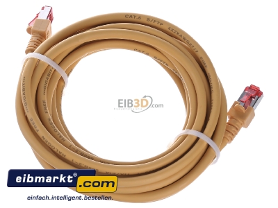 Top rear view EFB-Elektronik EC6000 5m ge S/FTP RJ45 8(8) Patch cord Cat.6 5m - 
