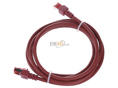 View top right EFB-Elektronik EC6000 2m rt S/FTP RJ45 8(8) Patch cord Cat.6 2m 
