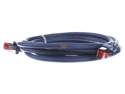 Front view EFB-Elektronik EC6000 2m bl S/FTP RJ45 8(8) Patch cord Cat.6 2m 
