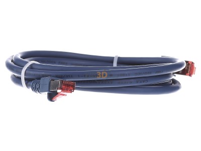 View on the left EFB-Elektronik EC6000 2m bl S/FTP RJ45 8(8) Patch cord Cat.6 2m 
