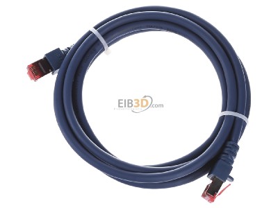 View up front EFB-Elektronik EC6000 2m bl S/FTP RJ45 8(8) Patch cord Cat.6 2m 
