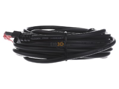 View on the right EFB-Elektronik EC6000 7,5m sw S/FTP RJ45 8(8) Patch cord Cat.6 7,5m 
