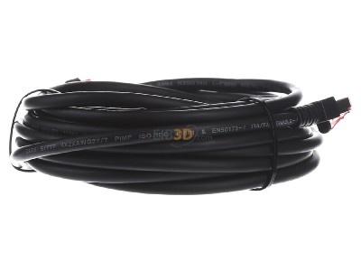 Back view EFB-Elektronik EC6000 7,5m sw S/FTP RJ45 8(8) Patch cord Cat.6 7,5m 
