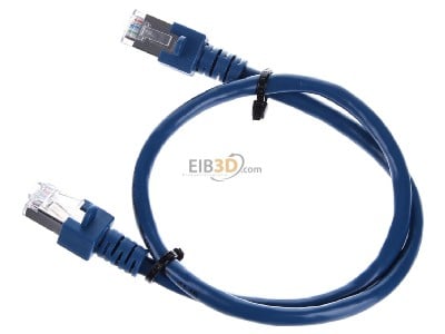 View top right EFB-Elektronik EC5000 0,5m blSF/UTP RJ45 8(8) Patch cord Cat.5E 0,5m 
