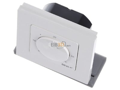 Ansicht oben vorne Devi DEVIwet #088U2000 Raumthermostat mit Einstellrad DEVIwet 088U2000