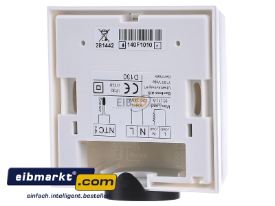 Ansicht hinten Devi devireg 130 pws Thermostat inkl.Bodenfhler 