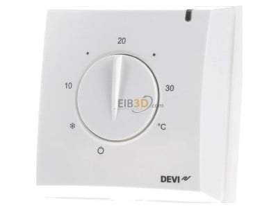 Front view Devi devireg 132 Room thermostat 
