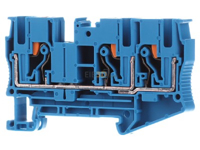 Front view Phoenix PT 6-TWIN BU Feed-through terminal block 8,2mm 41A 
