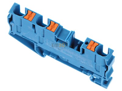 Top rear view Phoenix PT 6-TWIN BU Feed-through terminal block 8,2mm 41A 
