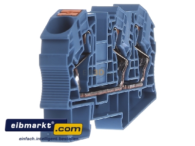 View on the left Phoenix Contact PT 16-TWIN N BU Feed-through terminal block 12,2mm 90A 
