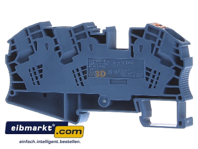 Back view Phoenix Contact PT 16-TWIN N BU Feed-through terminal block 12,2mm 90A 
