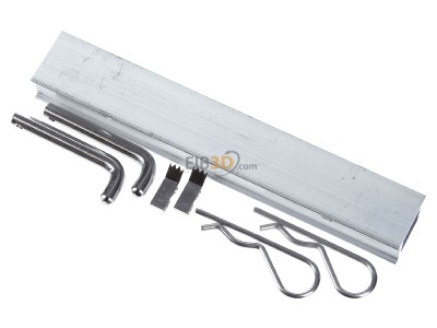 Ansicht oben vorne K2 Systems 2004123 Schienenverbinder Set Alu, Edelstahl -Neuheit