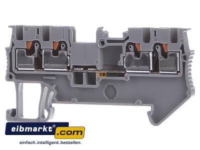 Front view Phoenix Contact PT 1,5/S-QUATTRO Feed-through terminal block 3,5mm 17,5A
