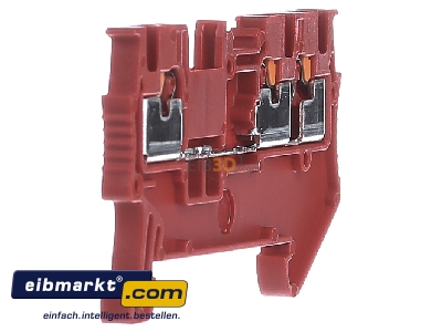View on the left Phoenix Contact PT 1,5/S-TWIN RD Feed-through terminal block 3,5mm 17,5A 
