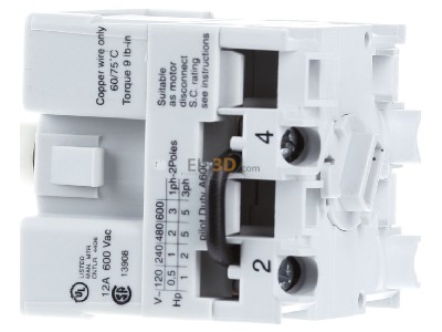 View on the right Rockwell 194L-E12-2501 2-step control switch 1-p 12A 
