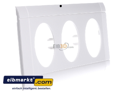 View on the left Tehalit GB080309010 Face plate for wall duct RAL9010 - 
