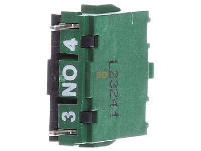 Back view Schneider Electric ZB6E1A Auxiliary contact block 1 NO/0 NC 
