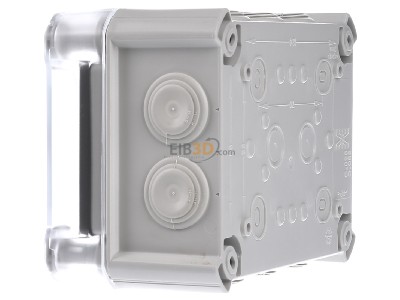 View on the right OBO T 100 HD TR Surface mounted box 150x116mm 
