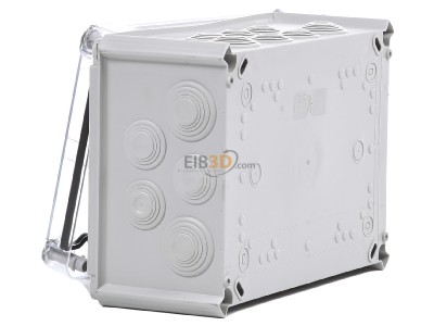 View on the right OBO T 350 HD TR Surface mounted box 285x201mm 
