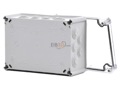 Back view OBO T 350 HD TR Surface mounted box 285x201mm 
