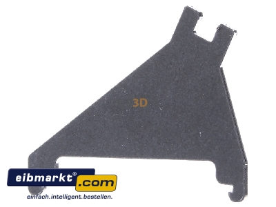 Ansicht hinten OBO Bettermann GAD SB Stabilisatorblech f.Designkanal 