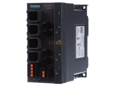 Front view Siemens 6GK5204-2BB10-2AA3 Network switch Ethernet Fast Ethernet 
