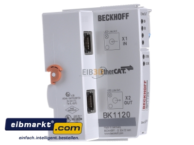 Ansicht links Beckhoff BK1120 Buskoppler EtherCAT 