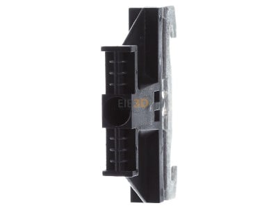 Front view Hager KWB01 End bracket for terminal block screwable 
