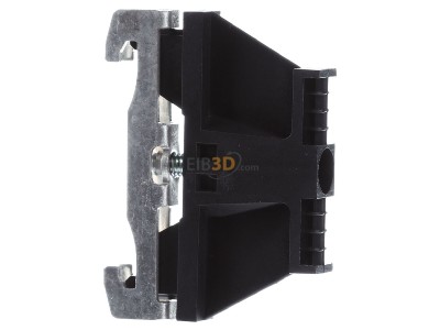 View on the left Hager KWB01 End bracket for terminal block screwable 
