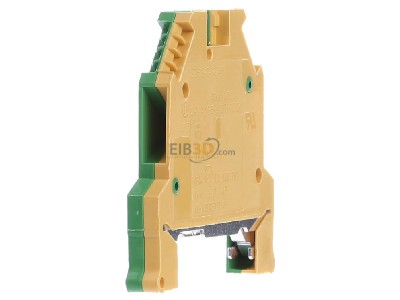 View on the left Hager KXB04E Ground terminal block 1-p 6mm 
