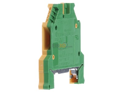 View on the right Hager KXB04E Ground terminal block 1-p 6mm 
