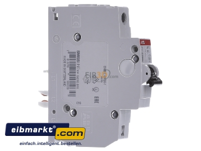 View on the left ABB Stotz S&J S401E-B16 Miniature circuit breaker 1-p B16A
