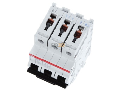 View up front ABB S403E-C16 Miniature circuit breaker 3-p C16A 
