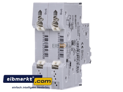 Back view Siemens Indus.Sector 5SY4506-6 Miniature circuit breaker 2-p B6A - 
