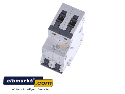 View up front Siemens Indus.Sector 5SY4506-6 Miniature circuit breaker 2-p B6A - 
