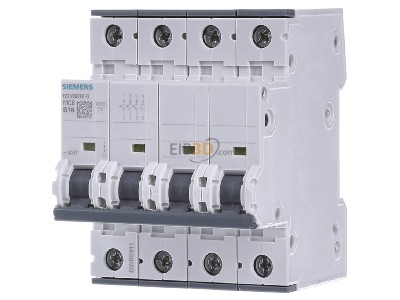 Frontansicht Siemens 5SY6616-6 Leitungsschutzschalter 3+N pol. B, 16A 