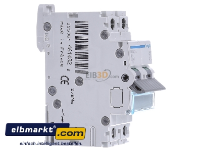 View on the left Hager NBN516 Miniature circuit breaker 2-p B16A
