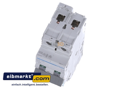 View up front Hager NBN516 Miniature circuit breaker 2-p B16A
