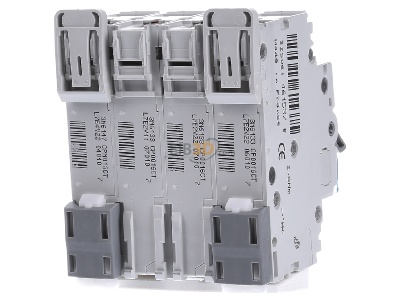 Back view Hager NCN616 Miniature circuit breaker 4-p C16A 
