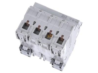 Top rear view Hager NCN616 Miniature circuit breaker 4-p C16A 

