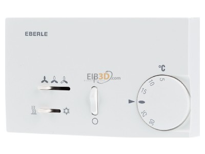 Front view Eberle KLR-E 7012 Room thermostat 
