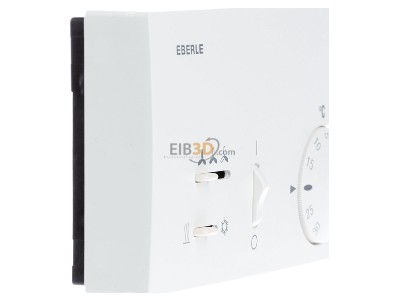 View on the left Eberle KLR-E 7012 Room thermostat 
