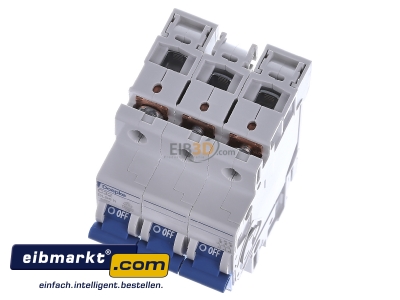 View up front Doepke DLS 6H C32-3 6 kA Miniature circuit breaker 3-p C32A
