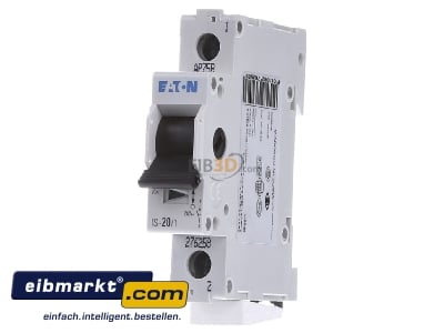 Front view Eaton (Installation) 276258 Switch for distribution board 20A
