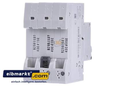 Back view Siemens Indus.Sector 5SL6325-6 Miniature circuit breaker 3-p B25A 
